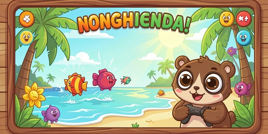 Tangkapan layar memperlihatkan level baru yang penuh warna dan tantangan.