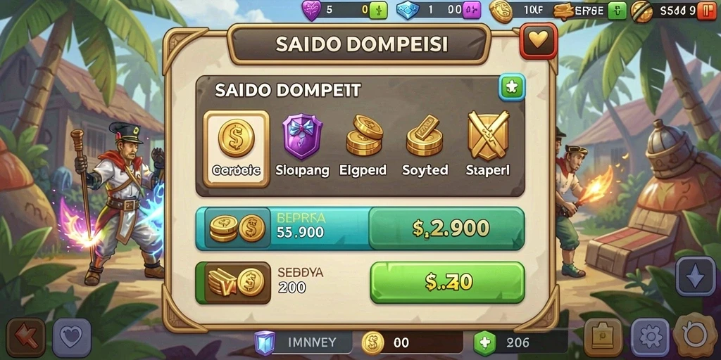 Berbagai karakter unik untuk dipilih dan dimainkan.