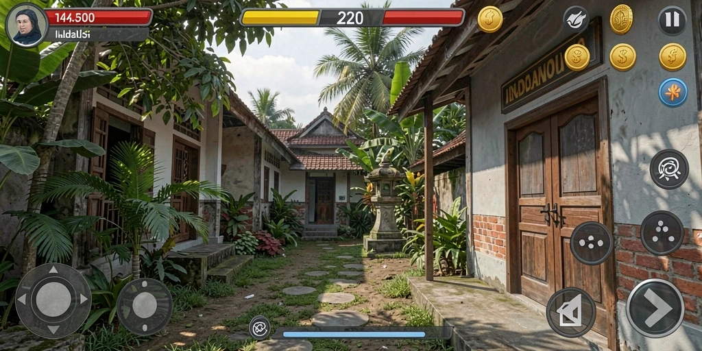 Screenshot dari mode multiplayer yang seru.